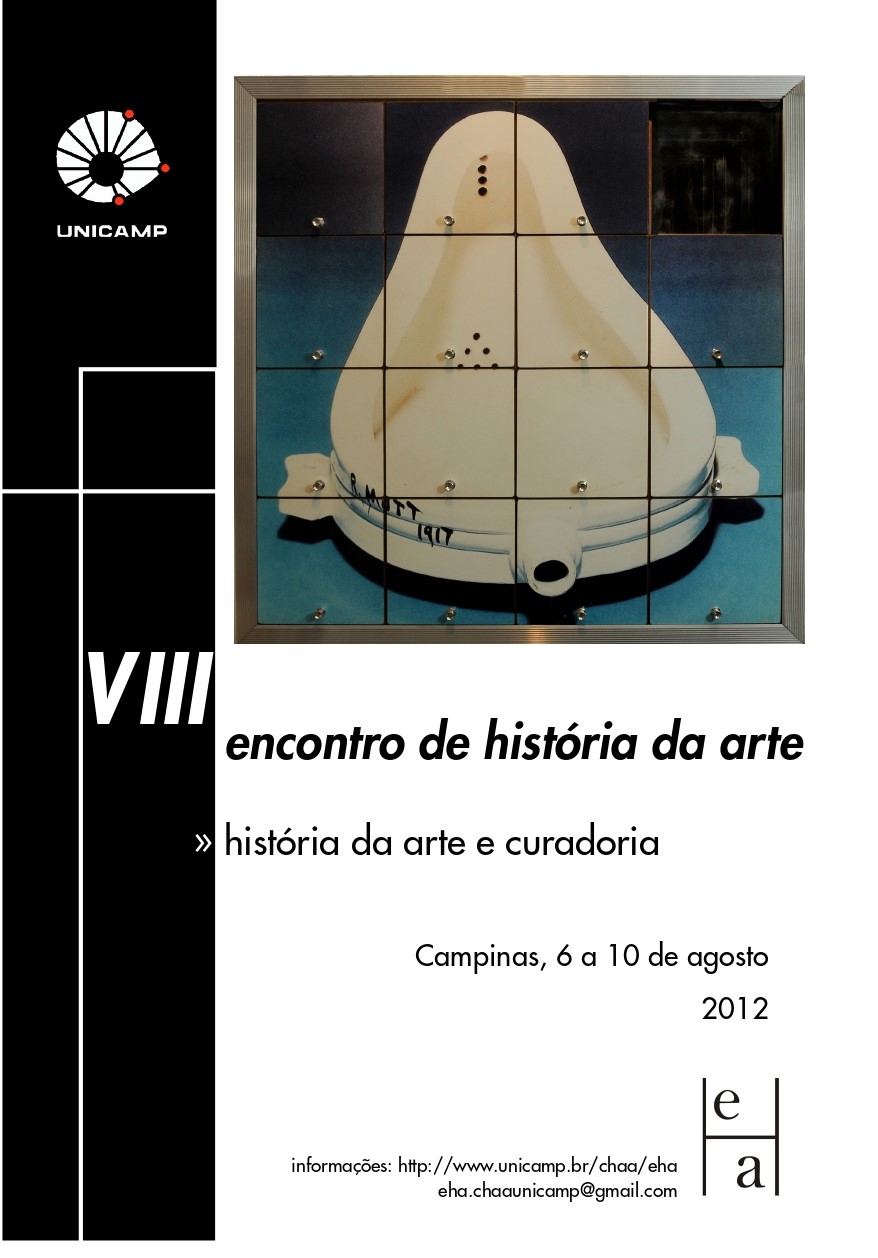 Capa contendo numero, título e data da publicação. Foto da obra A fonte de Duchamp, que se trata de um mictório de ponta cabeça assinado na base com R. MUTT, 1917