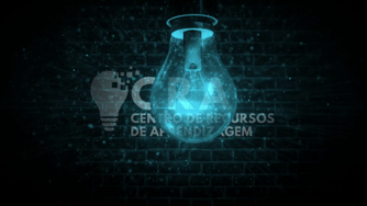 Logotipo do Centro de Recursos de Aprendizagem, uma ideia na lâmpada