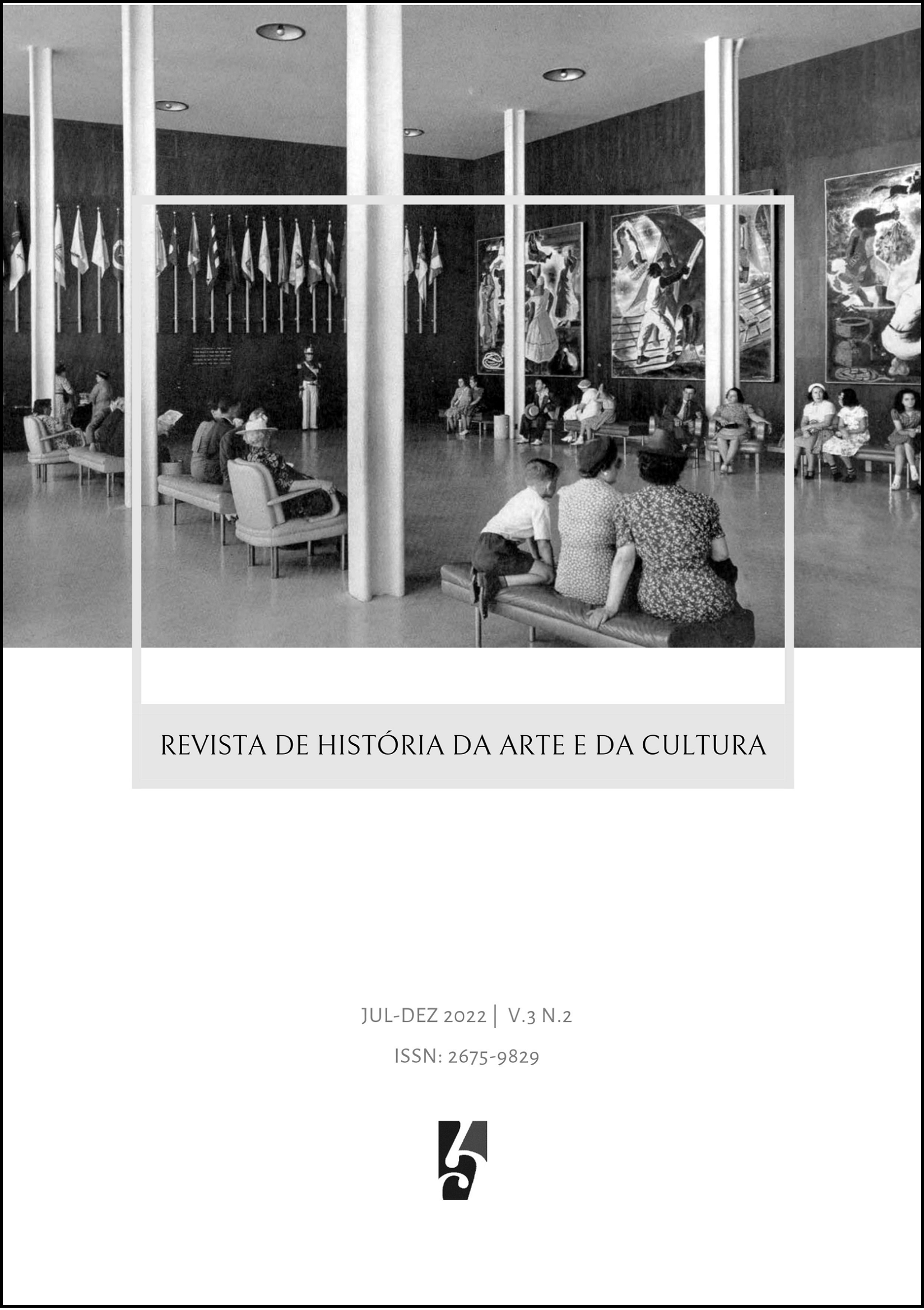 Capa: Os três painéis de Portinari expostos no Salão da Boa Vizinhança do Pavilhão do Brasil na Feira Mundial de Nova York (1939). Representação do Brasil na Feira Mundial de Nova York/ F. S. Lincoln.